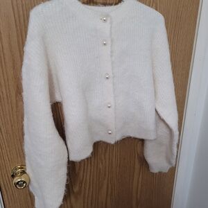 GRL Pearl Button Cardigan